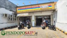 Tempat kejadian curanmor di Waralaba atau minimarket di Jalan Soekarno-Hatta, Kota Pasuruan (Foto: Abdullah pendoposatu.id)
