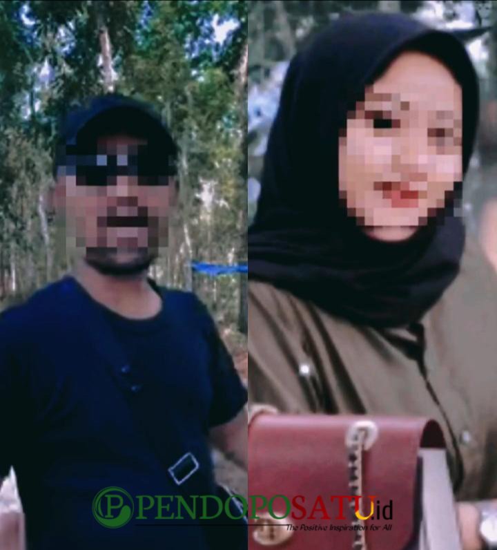 Oknum terduga isu perselingkuhan berinisial ADK dan inisial SM (Foto: bgs pendoposatu.id)