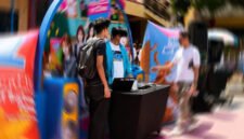 Siswa SMKN 1 Beji saat acara DJ Performa saat berlangsung di halaman sekolahan (Foto: Abdullah pendoposatu.id)