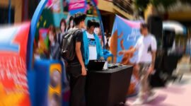 Siswa SMKN 1 Beji saat acara DJ Performa saat berlangsung di halaman sekolahan (Foto: Abdullah pendoposatu.id)