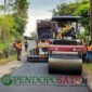 Hotmix perbaikan ruas jalan desa Senggreng kecamatan Sumberpucung (Foto: bgs pendoposatu.id)