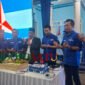 Wakil Gubernur Jatim, Emil Elestianto Dardak saat menghadiri HUT ke-25 Partai Demokrat di kantor DPC Demokrat kabupaten Blitar (Foto: Nadia KK pendoposatu.id)