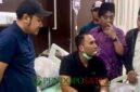 Zulham Mubarok didampingi Amarta Faza saat dirawat di RSUD Kanjuruhan Malang (Foto: Seno pendoposatu.id)