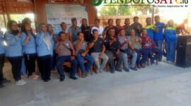 Ormas, Progib dan awak media saat foto bersama di acara RM makan Ayam Kirana di Purwosari (Foto: Abdullah pendoposatu.id)