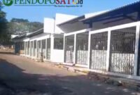 Lokasi pasar buah Karangploso yang mangkrak (Foto: Agus pendoposatu.id)
