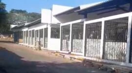 Lokasi pasar buah Karangploso yang mangkrak (Foto: Agus pendoposatu.id)