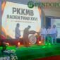 Bupati Malang, H.M Sanusi memukul gong tanda dimulainya PKKMB Universitas Kepanjen (Foto: Seno pendoposatu.id)