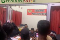 Proses penetapan Bacalon Ketua KONI Kota Blitar yang diwarnai perdebatan (Foto: Nadia KK pendoposatu.id)