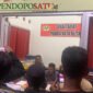 Proses penetapan Bacalon Ketua KONI Kota Blitar yang diwarnai perdebatan (Foto: Nadia KK pendoposatu.id)