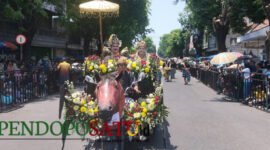 Salah satu peserta karnaval dari Kecamatan Pandaan (Foto: Abdullah Pendoposatu.id)