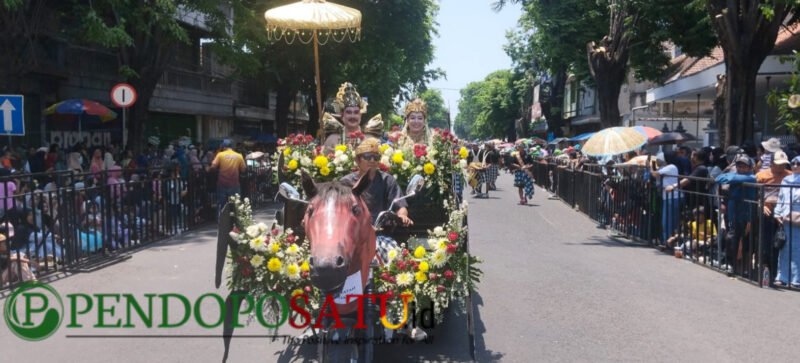 Salah satu peserta karnaval dari Kecamatan Pandaan (Foto: Abdullah Pendoposatu.id)