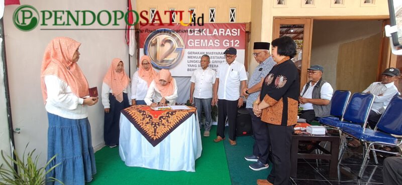Penandatanganan Deklarasi GEMAS G12 (Foto: bgs pendoposatu.id)