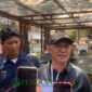 Ketua Cabor Percasi Kota Blitar, M. Trijanto, protes saat pelaksanaan Musurkotlub KONI Kota Blitar (Foto: Nadia KK pendoposatu.id)