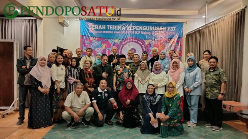 Assoc. Professor Dr. Nurcholis Sunuyeko, M.Si resmi terpilih sebagai Ketua Umum Y37, Himpunan Mantan Siswa SMA PPSP IKIP Malang untuk Periode 2026-2028 (Foto: bgs pendoposatu.id)