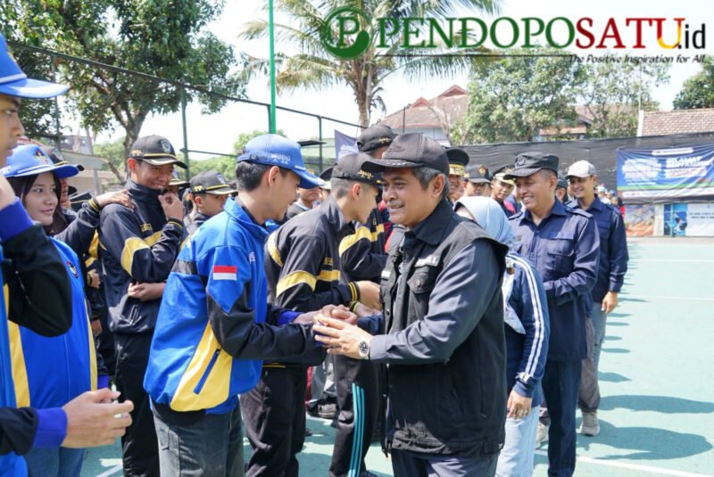Kepala Bakorwil III Malang, Asep Kusdinar saat menyambut peserta lomba LPBB (Foto: bgs pendoposatu.id)