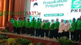 Acara pengukuhan pengurus DPC PKB Tulungagung masa bakti 2026-2031(Foto: Hanik pendoposatu.id)