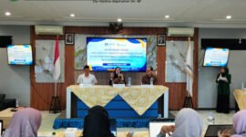 Rektor UIBU Malang, Dr. Nurcholis Sunuyeko, M.Si saat membuka Bimtek LLDIKTI) Wilayah VII Jawa Timur (Foto: bgs pendoposatu.id)