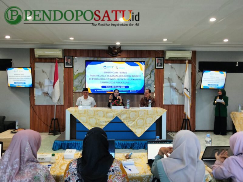 Rektor UIBU Malang, Dr. Nurcholis Sunuyeko, M.Si saat membuka Bimtek LLDIKTI) Wilayah VII Jawa Timur (Foto: bgs pendoposatu.id)
