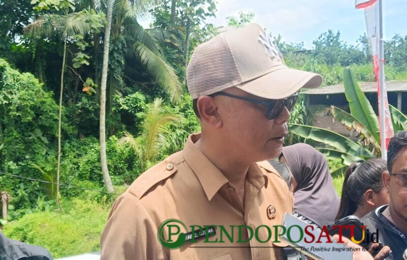 Kepala DPUBM Kabupaten Malang, Khairul Isnaidi Kusuma saat di konfirmasi oleh awak media (Foto: bgs pendoposatu.id)