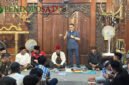 Ahmad Basarah, Anggota Komisi XII DPR RI saat memberikan sambutan (Foto: bgs pendoposatu.id)