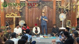 Ahmad Basarah, Anggota Komisi XII DPR RI saat memberikan sambutan (Foto: bgs pendoposatu.id)