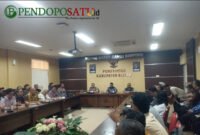 Suasana saat pertemuan Bupati Blitar, Drs.H.Rijanto, M.M bersama perwakilan GMB dan staigholder (Foto: Nadia pendoposatu.id)