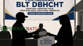 Ilustrasi penerimaan BLT DBHCHT Kabupaten Tulungagung (Foto: Hanik pendoposatu.id)