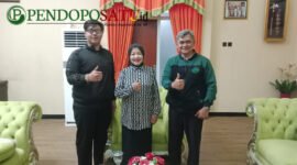 Ketua Pelaksana Malangopi Fest 2026, Aditya Candra dan Wabup Malang, Lathifah Shohib bersama Kepala Bakorwil Malang, Asep Kusdinar (Foto: bgs pendoposatu.id)