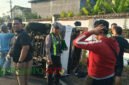 Laka tunggal yang terjadi di jalan provinsi wilayah kecamatan Muncar kabupaten Banyuwangi (Foto: Boby pendoposatu.id)