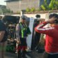 Laka tunggal yang terjadi di jalan provinsi wilayah kecamatan Muncar kabupaten Banyuwangi (Foto: Boby pendoposatu.id)