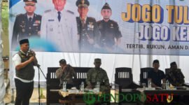 Plt.Bupati Tulungagung, H. Ahmad Baharudin saat menghadiri acara di kecamatan Kedungwaru (Foto: Hanik pendoposatu.id)