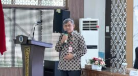 Kepala Bakorwil Malang, Asep Kusdinar saat memberikan sambutan pada acara Rakor Barang Milik Daerah (Foto: bgs pendoposatu.id)