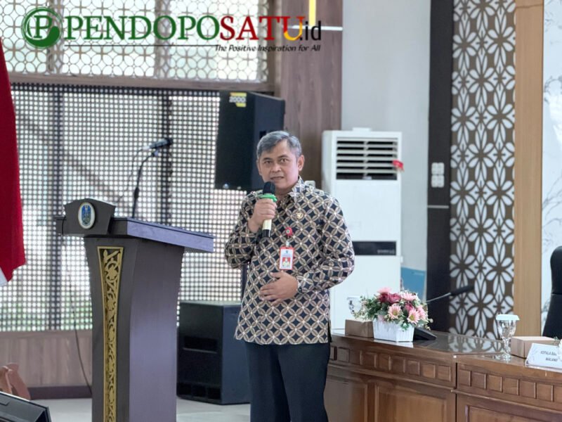 Kepala Bakorwil Malang, Asep Kusdinar saat memberikan sambutan pada acara Rakor Barang Milik Daerah (Foto: bgs pendoposatu.id)