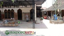 Renovasi Mushola Darrur Rohman Desa Pojok oleh  Satgas TMMD kodim 0807 Tulungagung (Foto: Hanik pendoposatu.id)