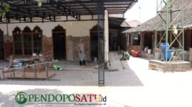 Renovasi Mushola Darrur Rohman Desa Pojok oleh  Satgas TMMD kodim 0807 Tulungagung (Foto: Hanik pendoposatu.id)