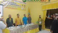 Acara HUT ke-62 DPD Golkar Tulungagung mengajak masyarakat untuk melek APBD melalui 'Sekolah Anggaran' (Foto: Hanik pendoposatu.id)